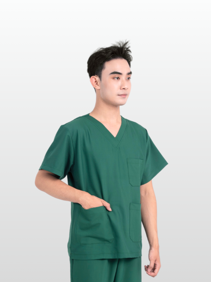 Scrubs set - Korean Stretch Shirt (Premium)