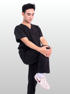 Hao Quang Medical Scrubs Set – Black