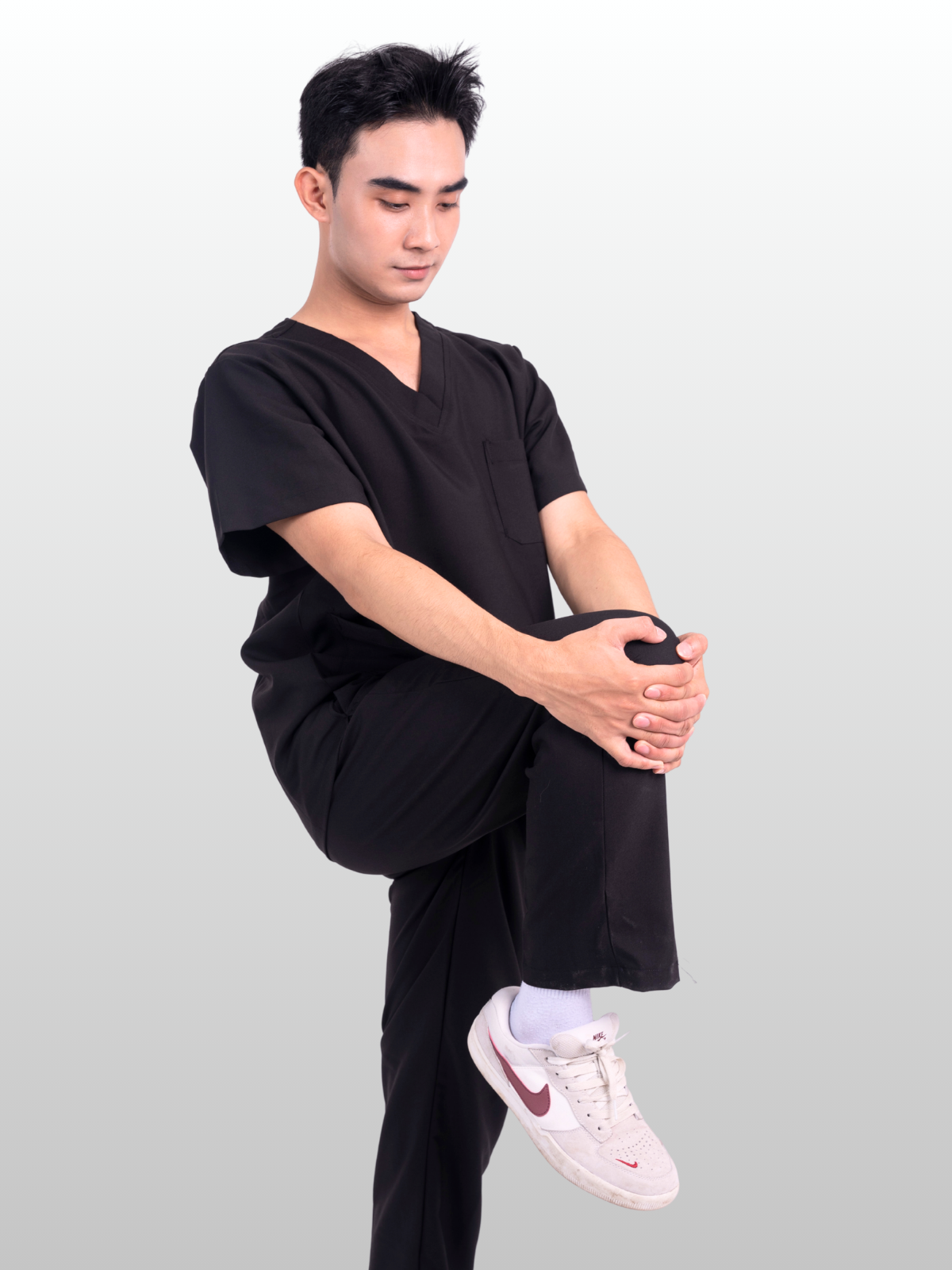 Hao Quang Medical Scrubs Set – Black