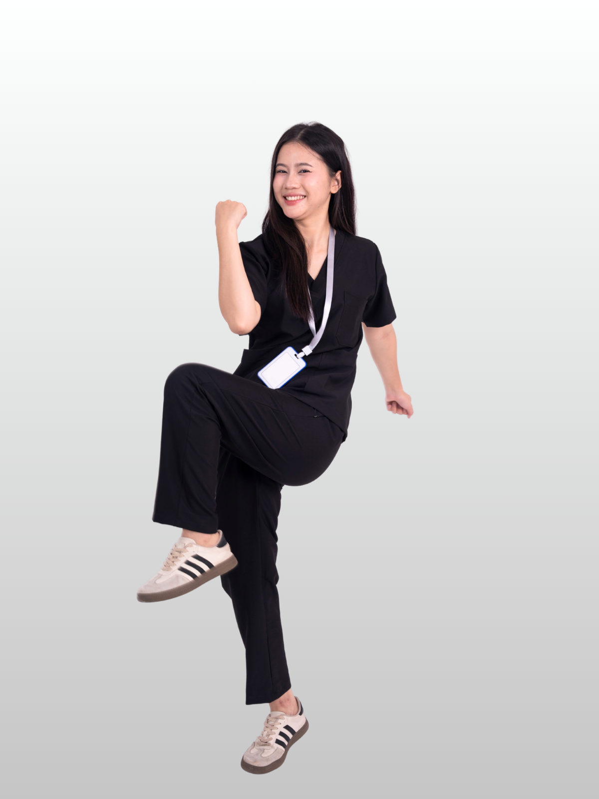 Hao Quang Medical Scrubs Set – Black