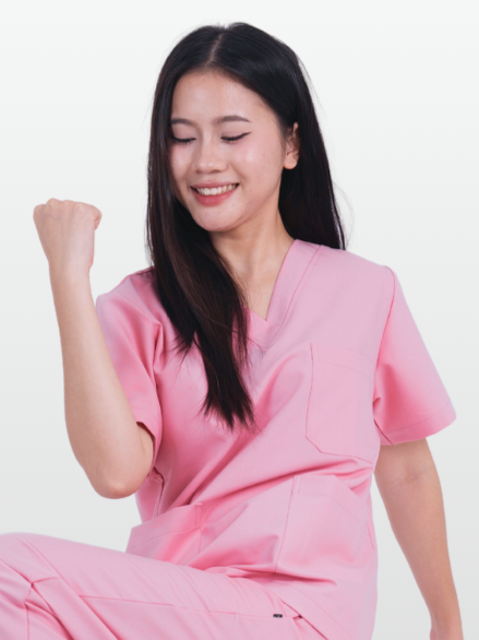 Scrubs set - Korean Stretch Shirt (Premium)