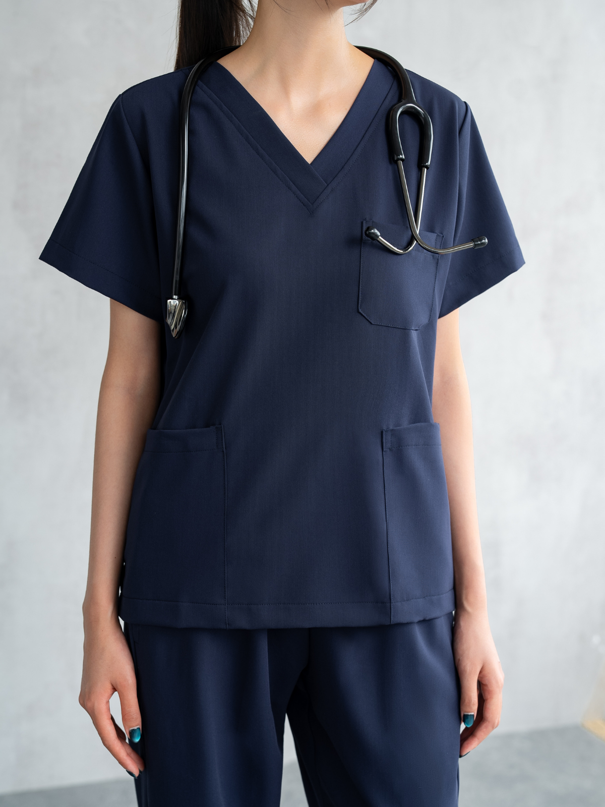 Hao Quang Medical Scrubs Set – Navy Blue