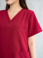 Hao Quang Medical Scrubs Set – Red