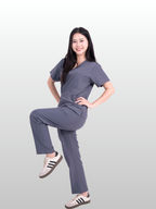 Hao Quang Medical Scrubs Set – Dark Gray