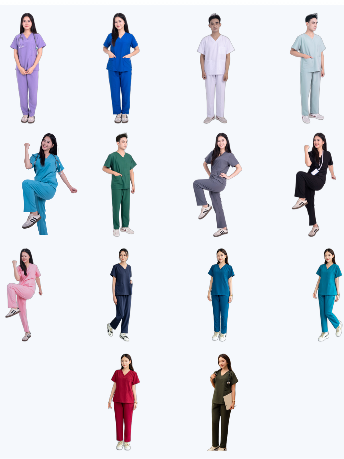 Scrubs set - Korean Stretch (Premium)